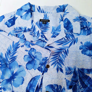 George Mens Shirt Size 2XL Floral